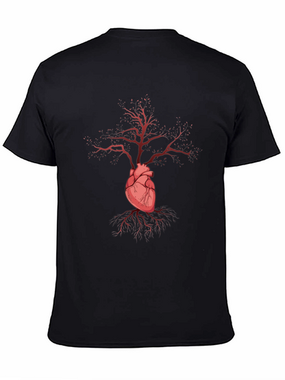 Heart Tree Graphic Tee - Stylish & Unique