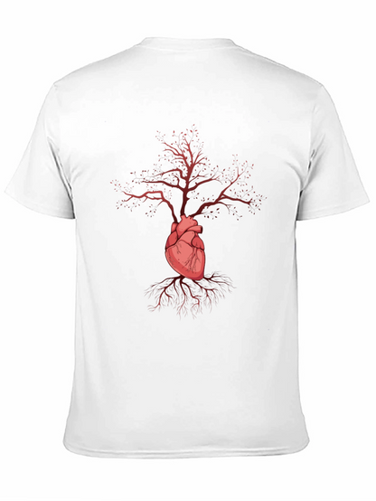 Heart Tree Graphic Tee - Stylish & Unique