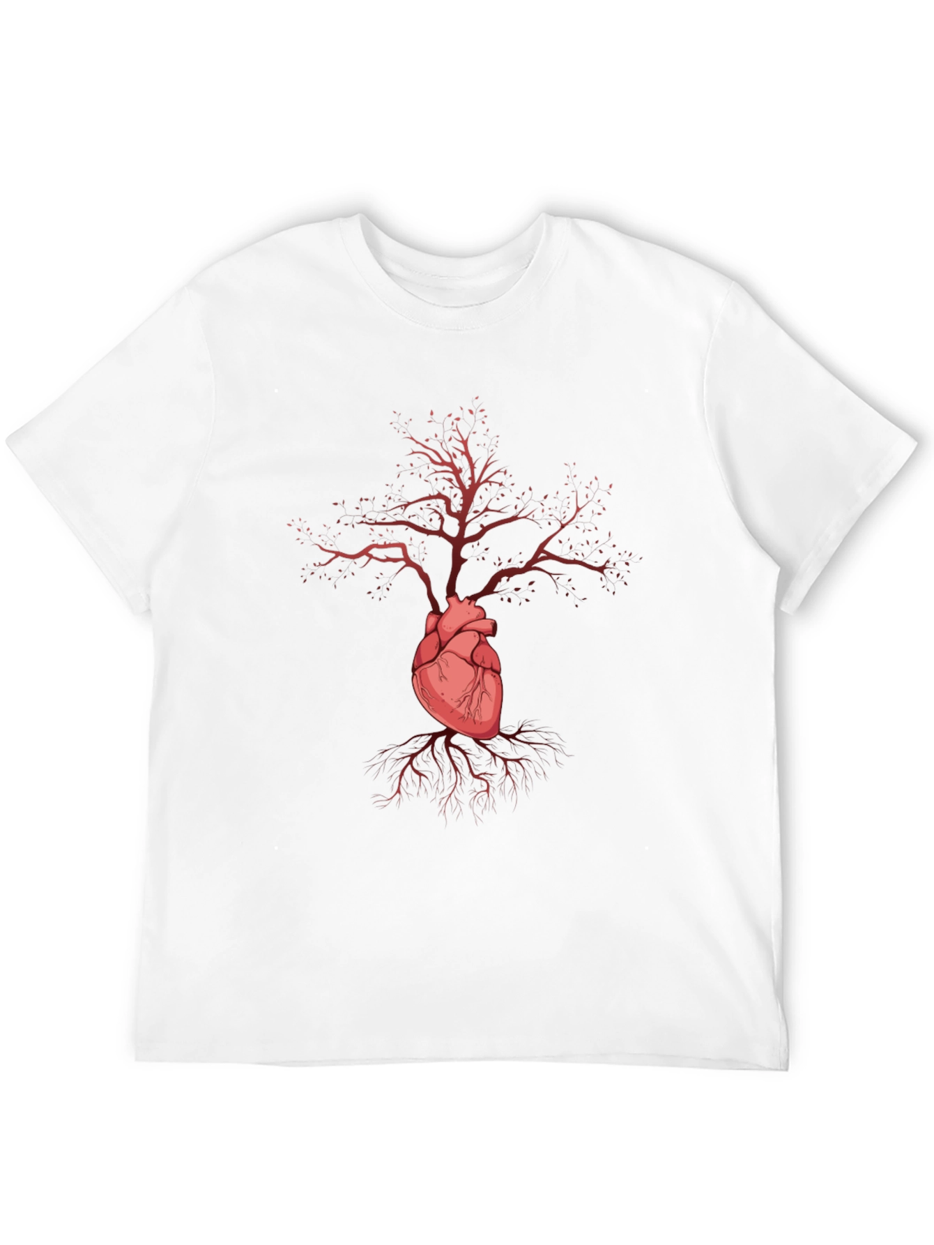 Heart Tree Graphic Tee - Stylish & Unique
