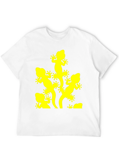 Lizard Graphic Tee - Black Short Sleeve