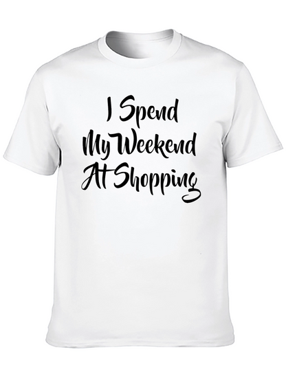 Shopping Weekend T-Shirt - Mens Fashion Tee