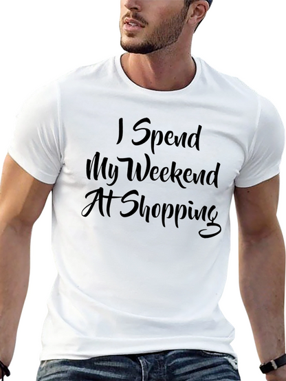 Shopping Weekend T-Shirt - Mens Fashion Tee