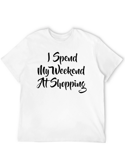 Shopping Weekend T-Shirt - Mens Fashion Tee