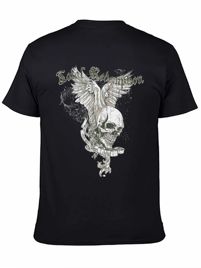 Soul Redemption Graphic Tee - Edgy Skull Design