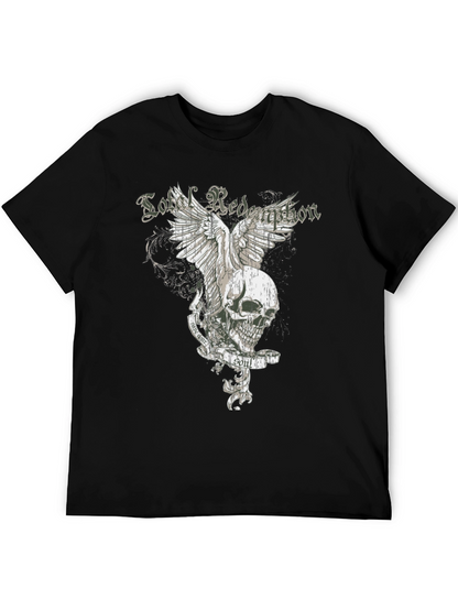 Soul Redemption Graphic Tee - Edgy Skull Design
