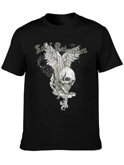 Soul Redemption Graphic Tee - Edgy Skull Design