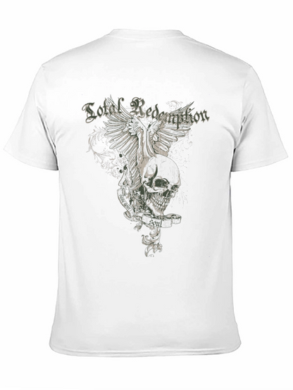 Soul Redemption Graphic Tee - Edgy Skull Design