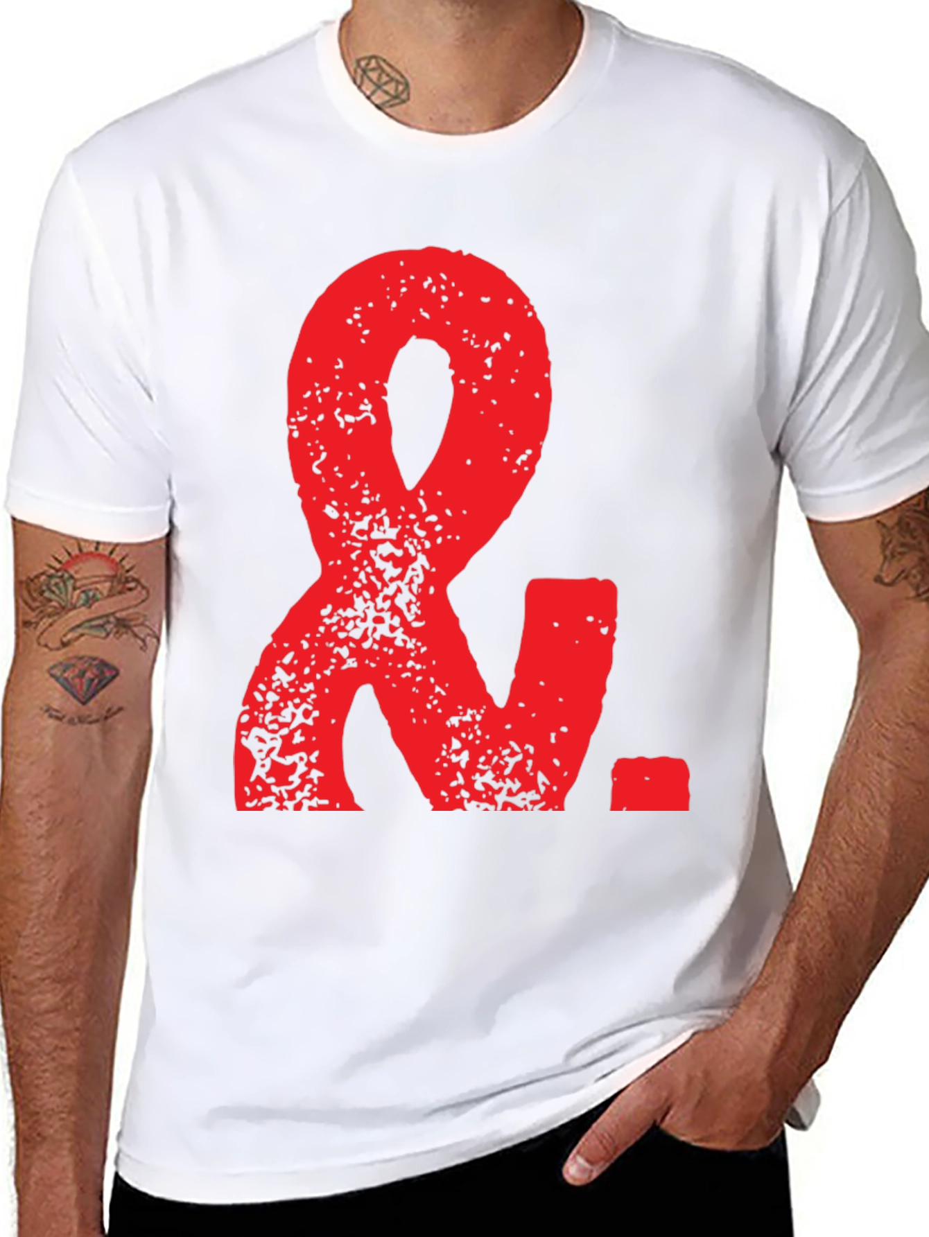 Red Ampersand &. Black T-Shirt