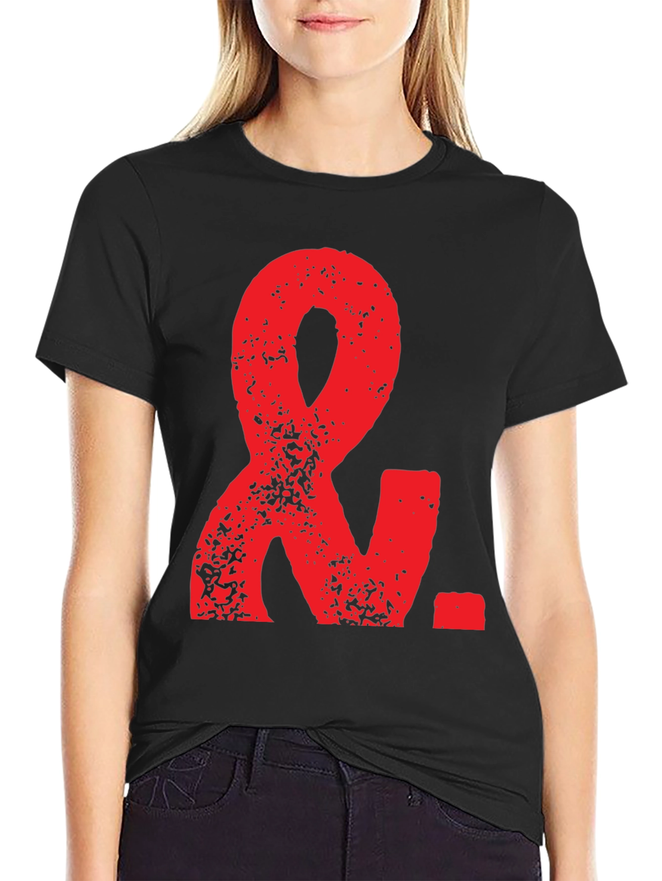 Red Ampersand &. Black T-Shirt