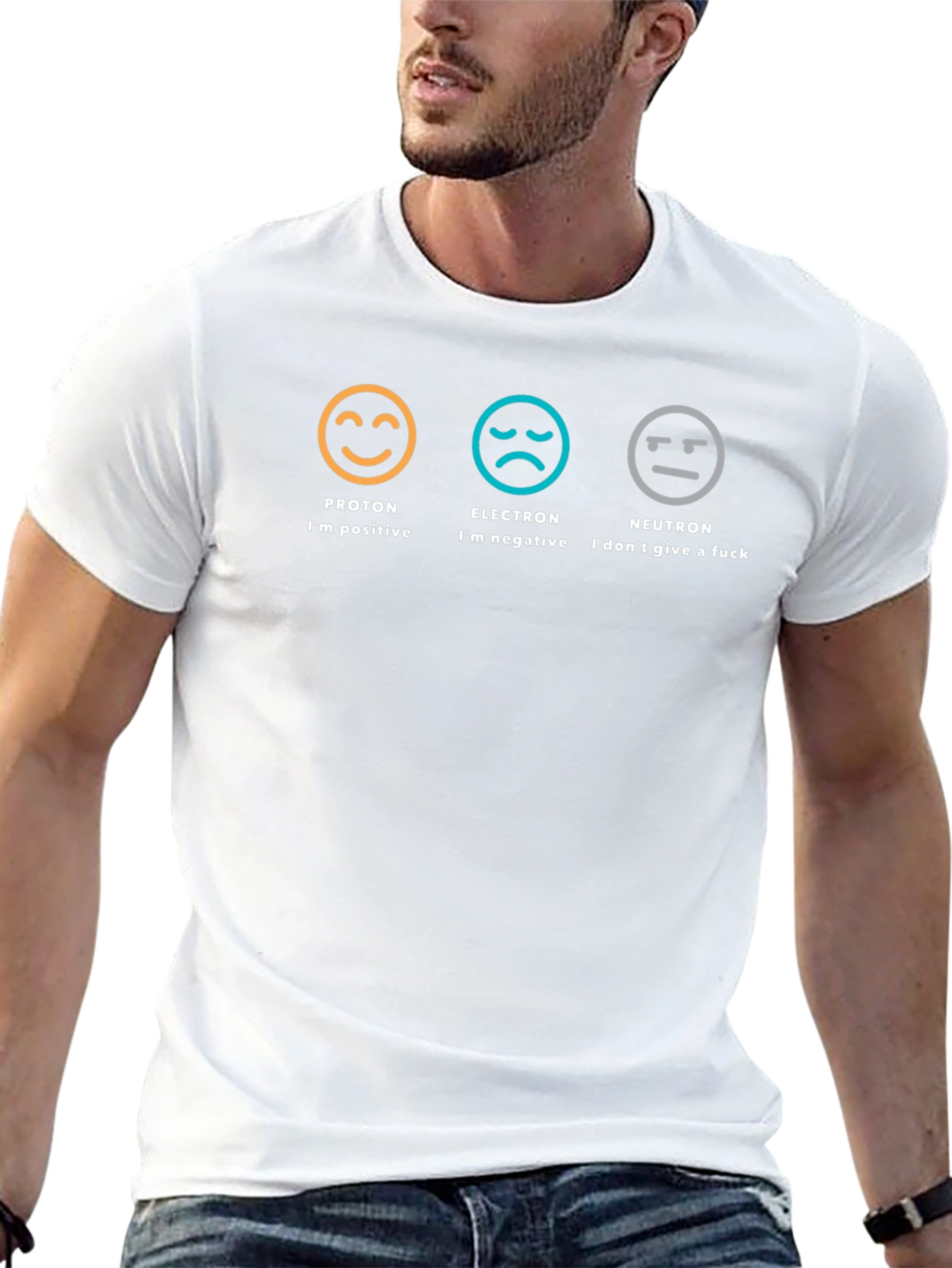 Proton Electron Neutron Funny Science T-Shirt