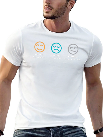 Proton Electron Neutron Funny Science T-Shirt