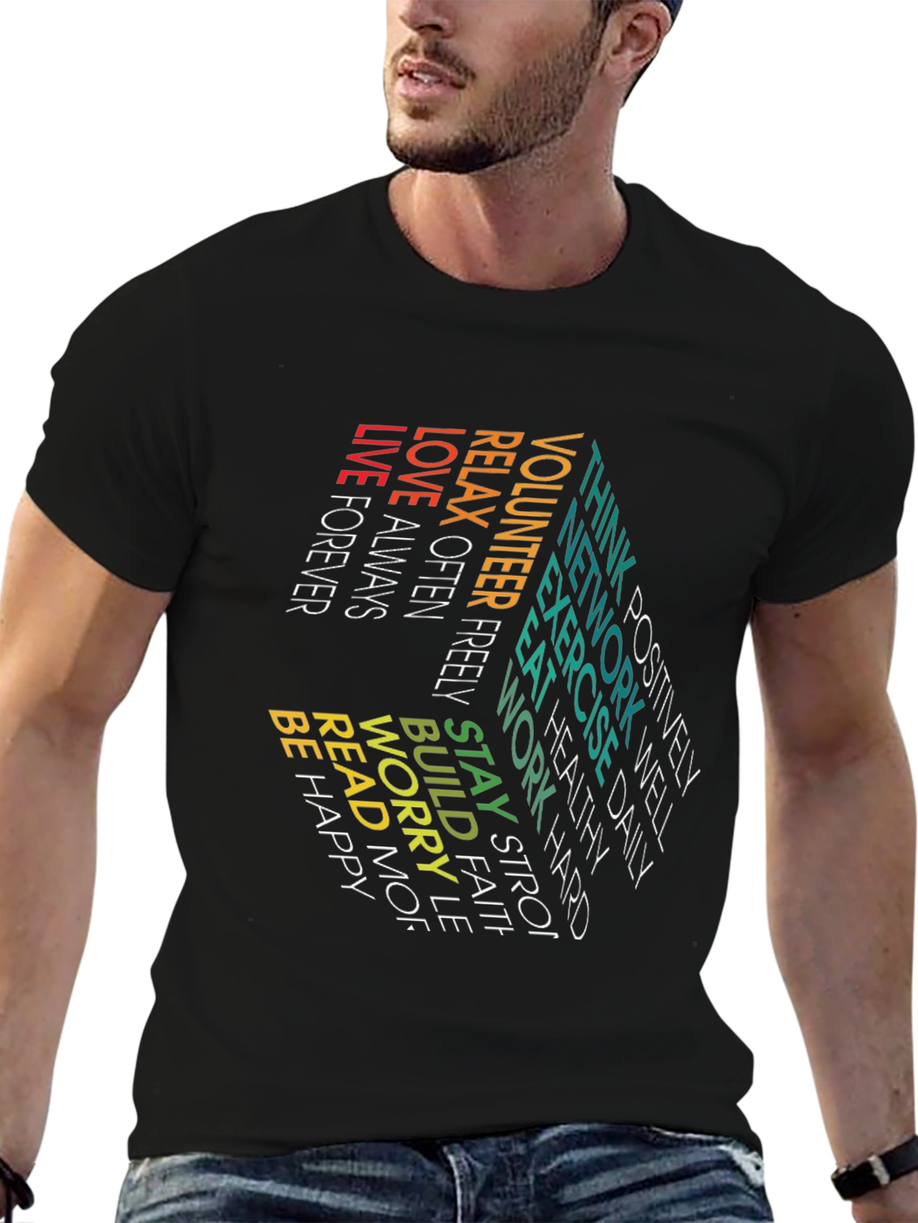 Inspirational Word Art T-Shirt