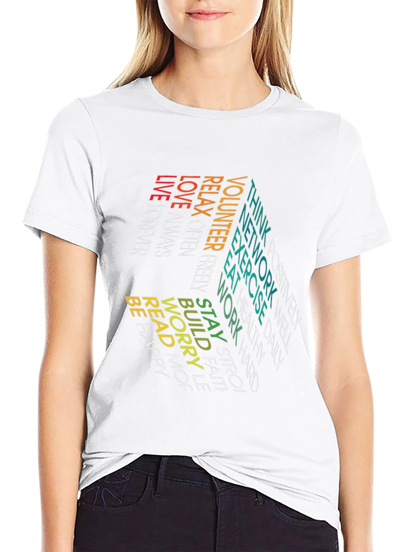 Inspirational Word Art T-Shirt