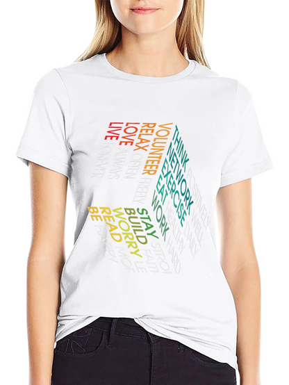 Inspirational Word Art T-Shirt