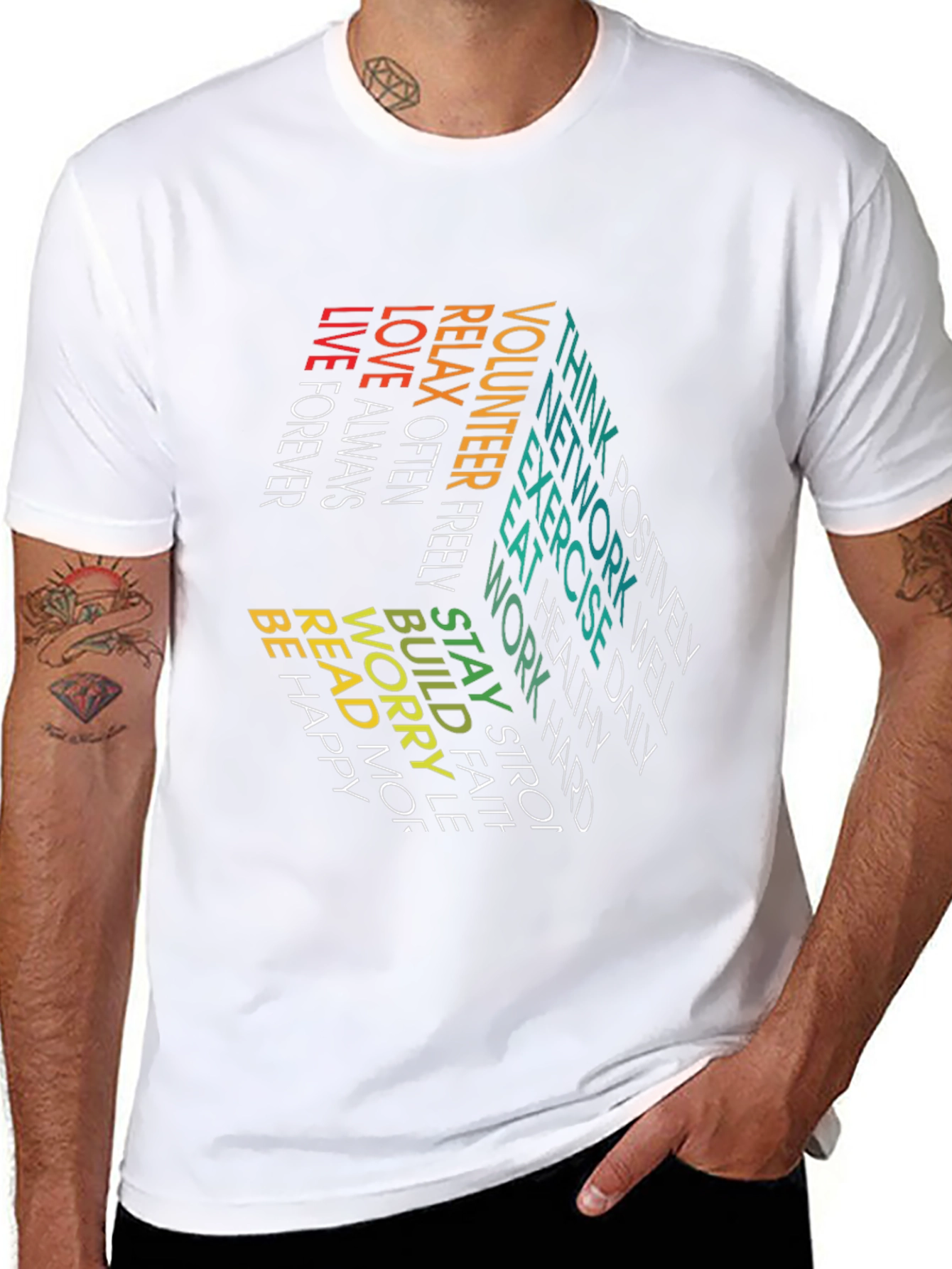 Inspirational Word Art T-Shirt