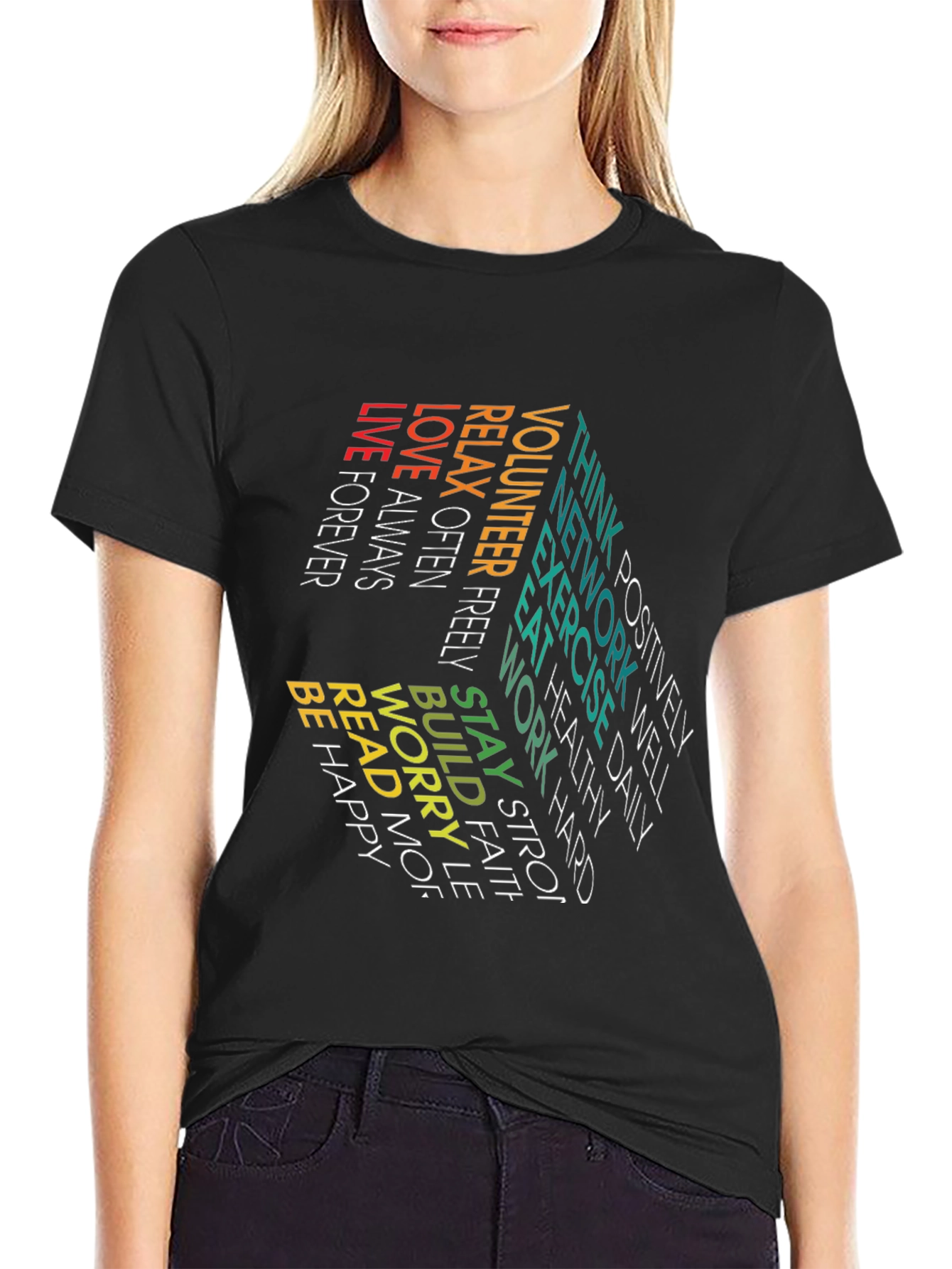 Inspirational Word Art T-Shirt