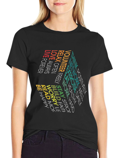 Inspirational Word Art T-Shirt