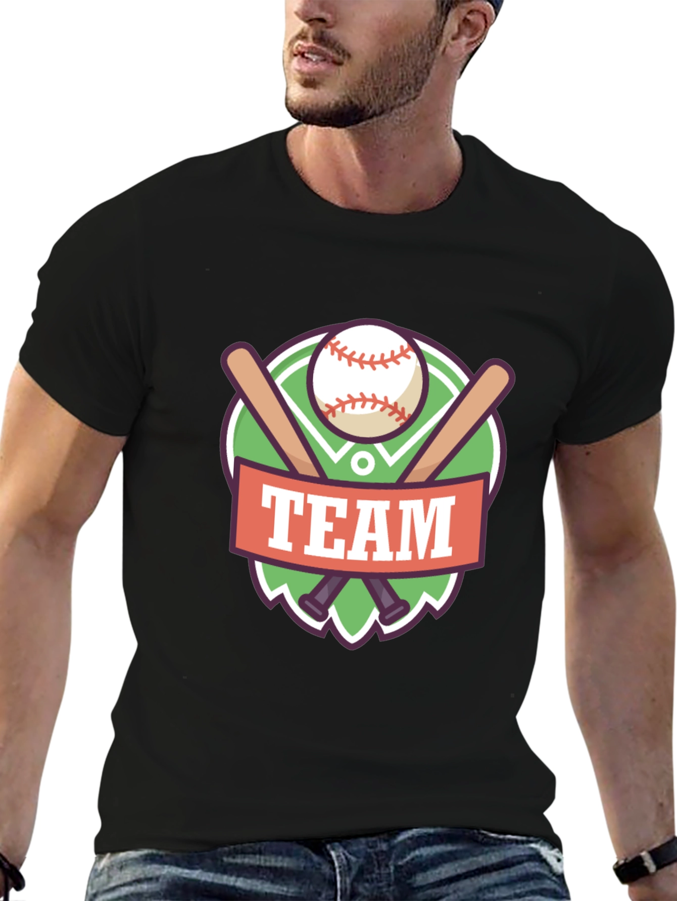 Team Baseball T-Shirt - Sporty Graphic Tee