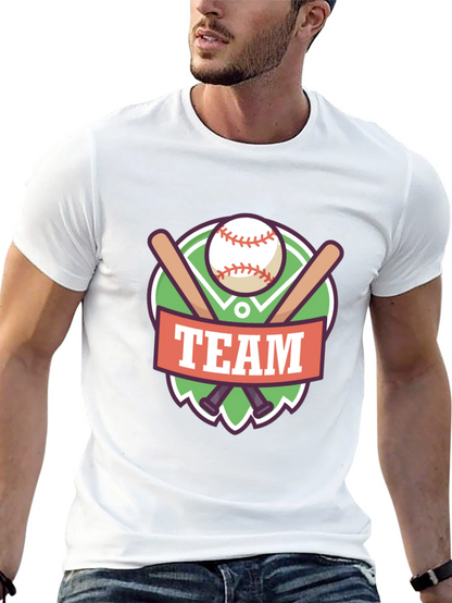 Team Baseball T-Shirt - Sporty Graphic Tee