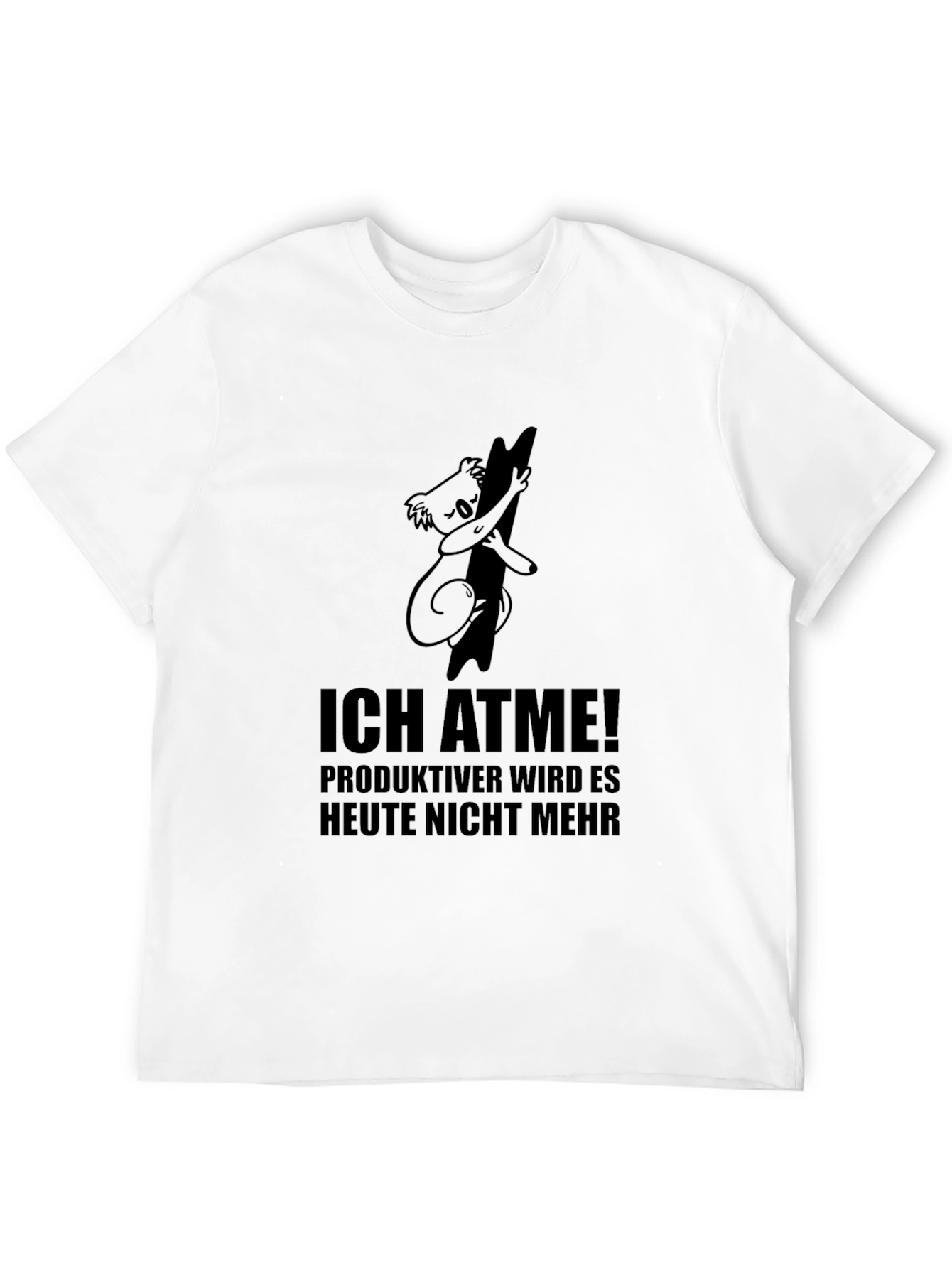 Ich Atme! Koala T-Shirt - Relaxed Humorous