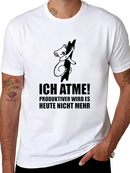 Ich Atme! Koala T-Shirt - Relaxed Humorous