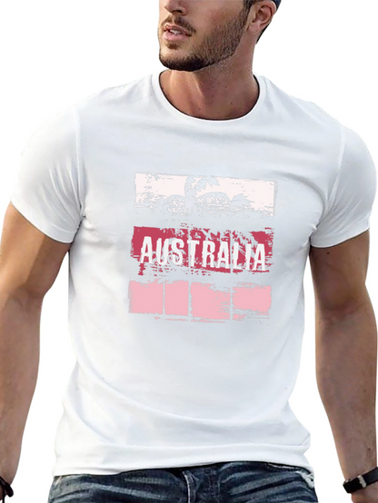 Australia Graphic T-Shirt | Mens Black Tee