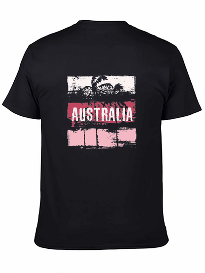 Australia Graphic T-Shirt | Mens Black Tee