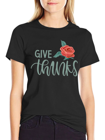 Give Thanks Graphic T-Shirt
