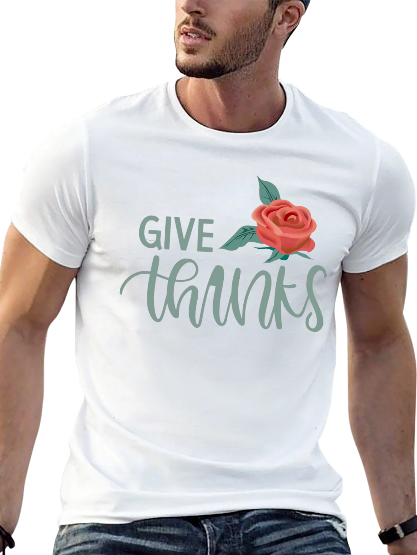 Give Thanks Graphic T-Shirt