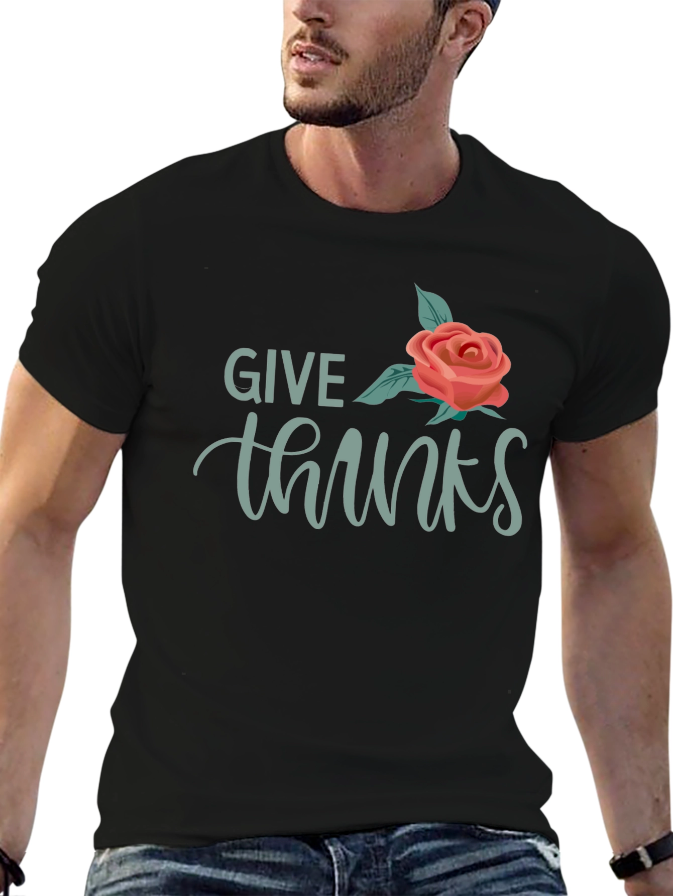 Give Thanks Graphic T-Shirt