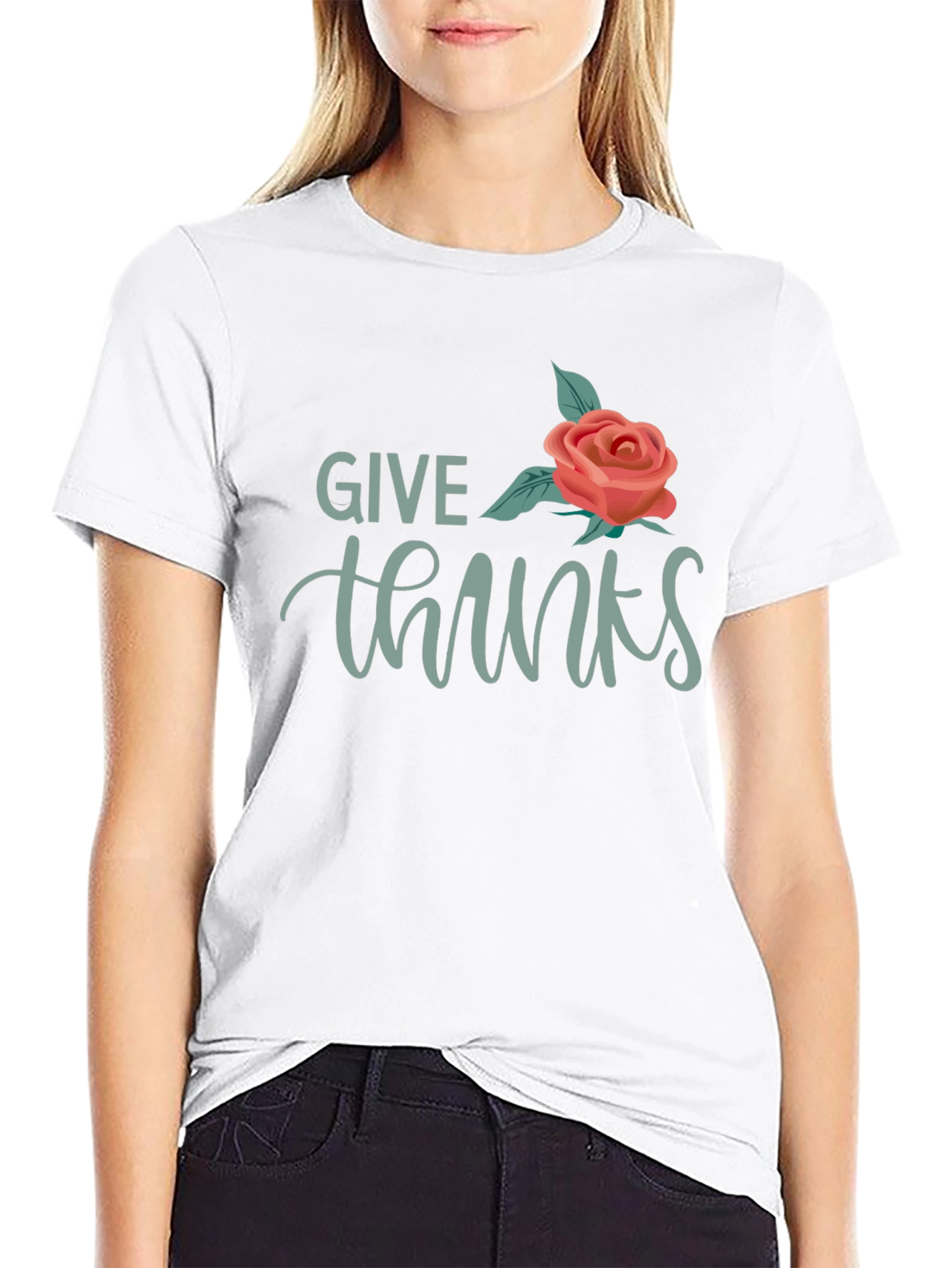 Give Thanks Graphic T-Shirt