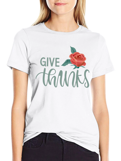 Give Thanks Graphic T-Shirt