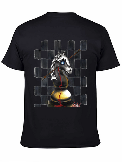 Chess Knight T-Shirt - Edgy Graphic Tee