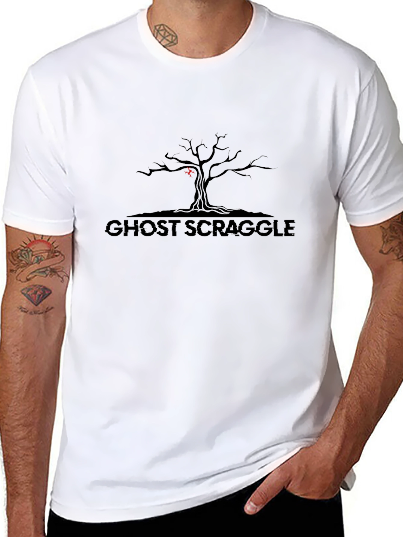 Ghost Scraggle Graphic Tee