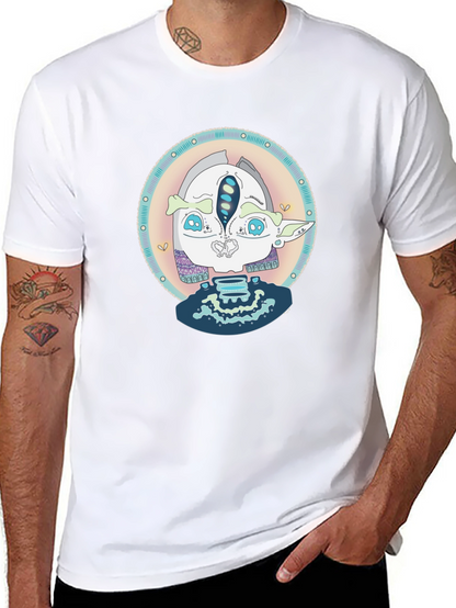 Unique Graphic Tee - Quirky Alien Design