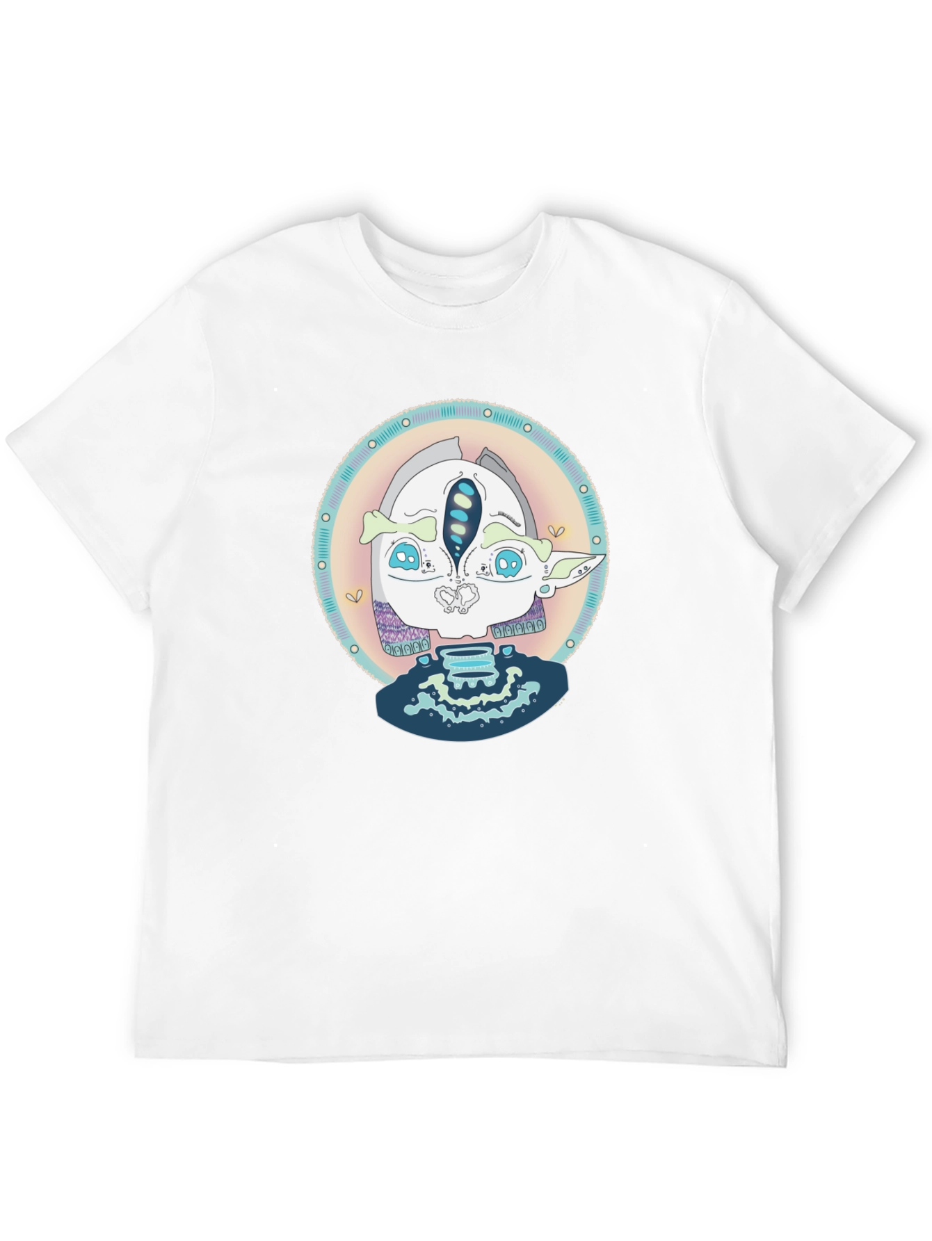 Unique Graphic Tee - Quirky Alien Design