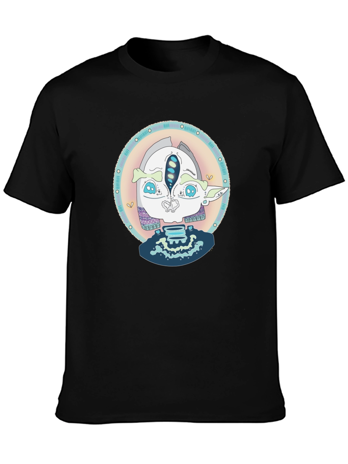Unique Graphic Tee - Quirky Alien Design