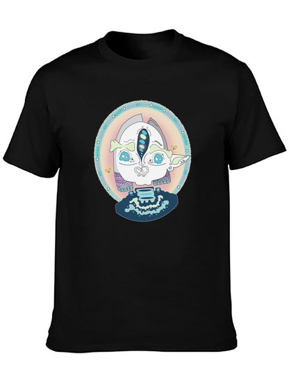 Unique Graphic Tee - Quirky Alien Design