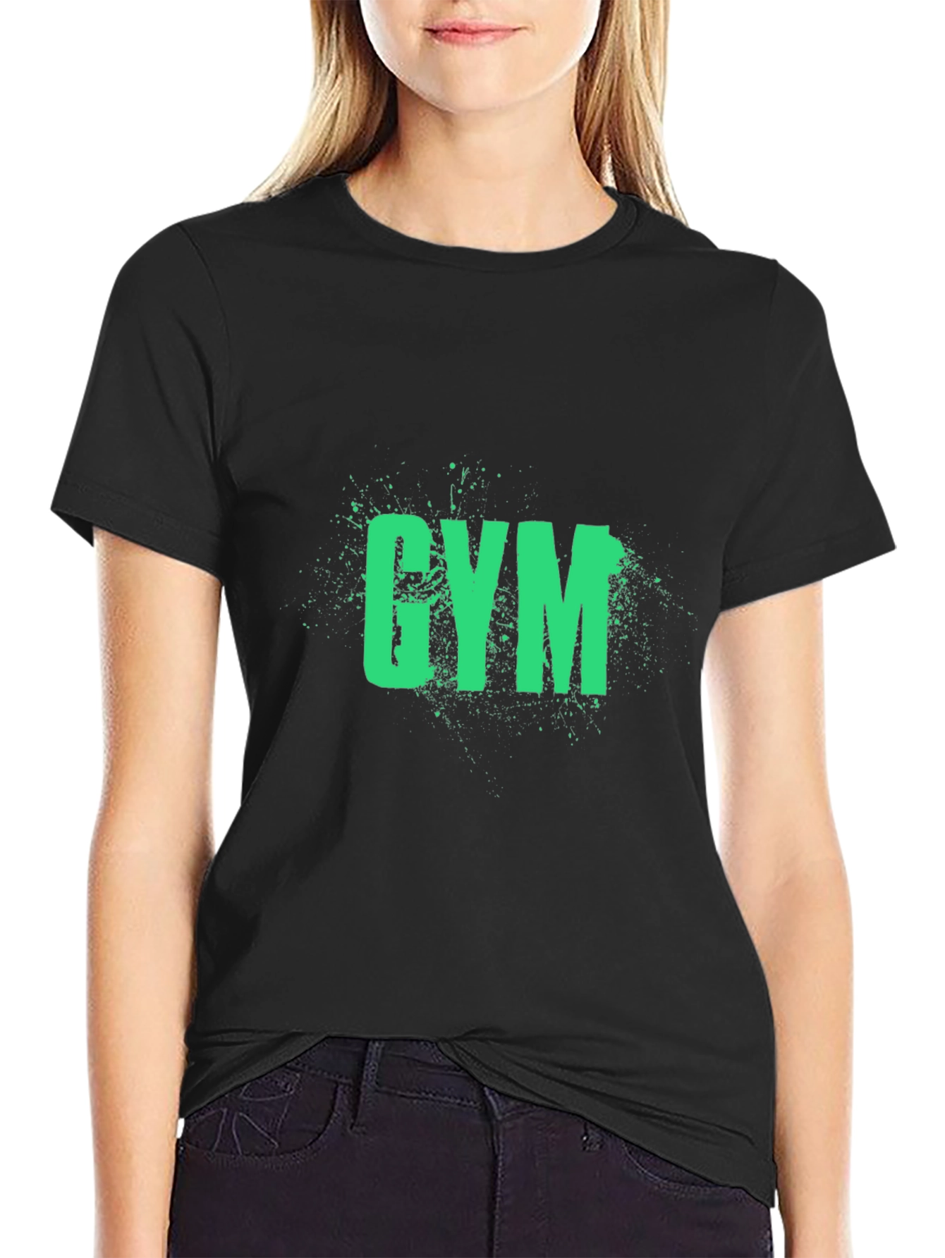 Mens Black Gym T-Shirt