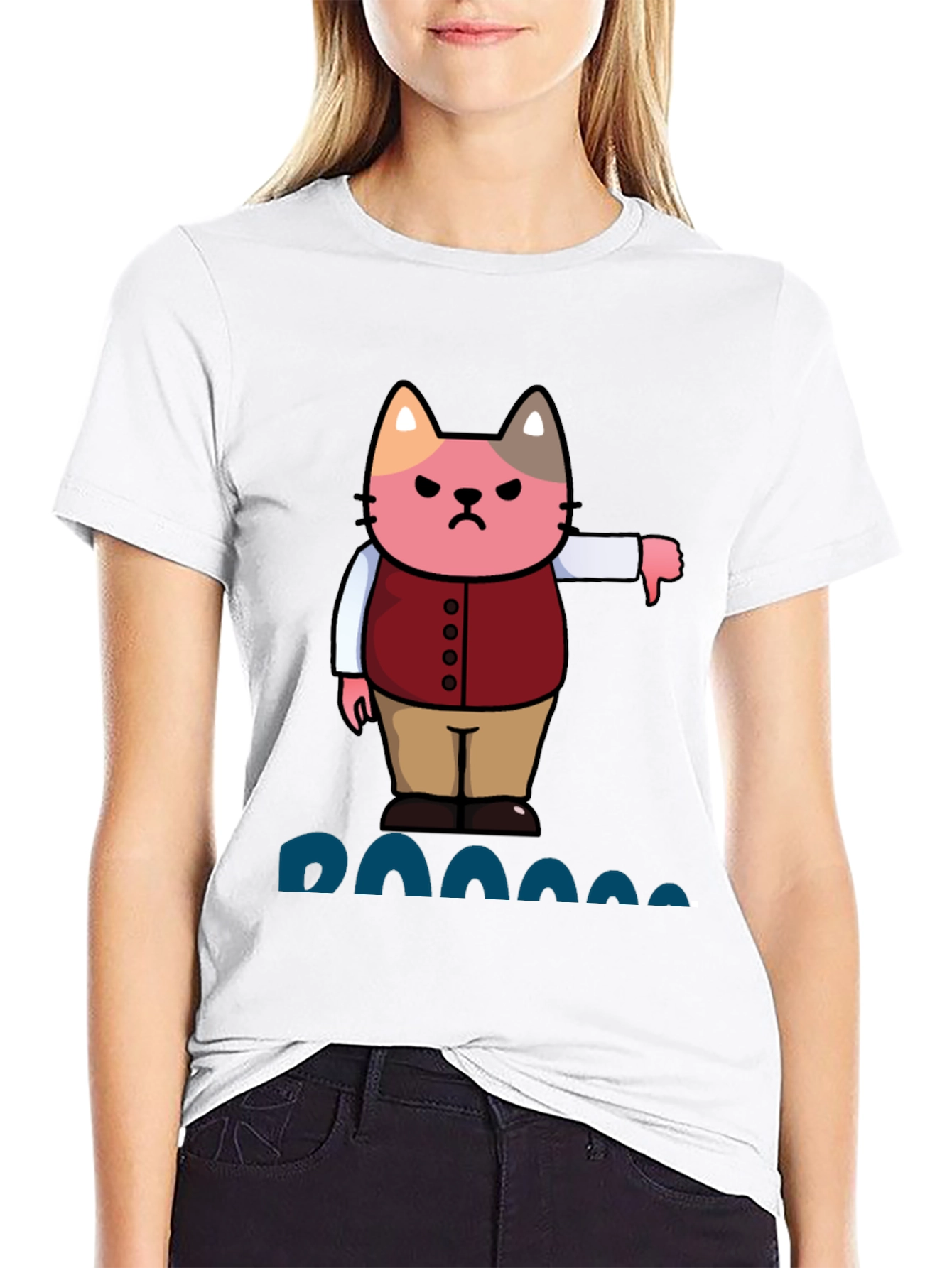 Grumpy Cat T-Shirt - Cartoon Character Tee