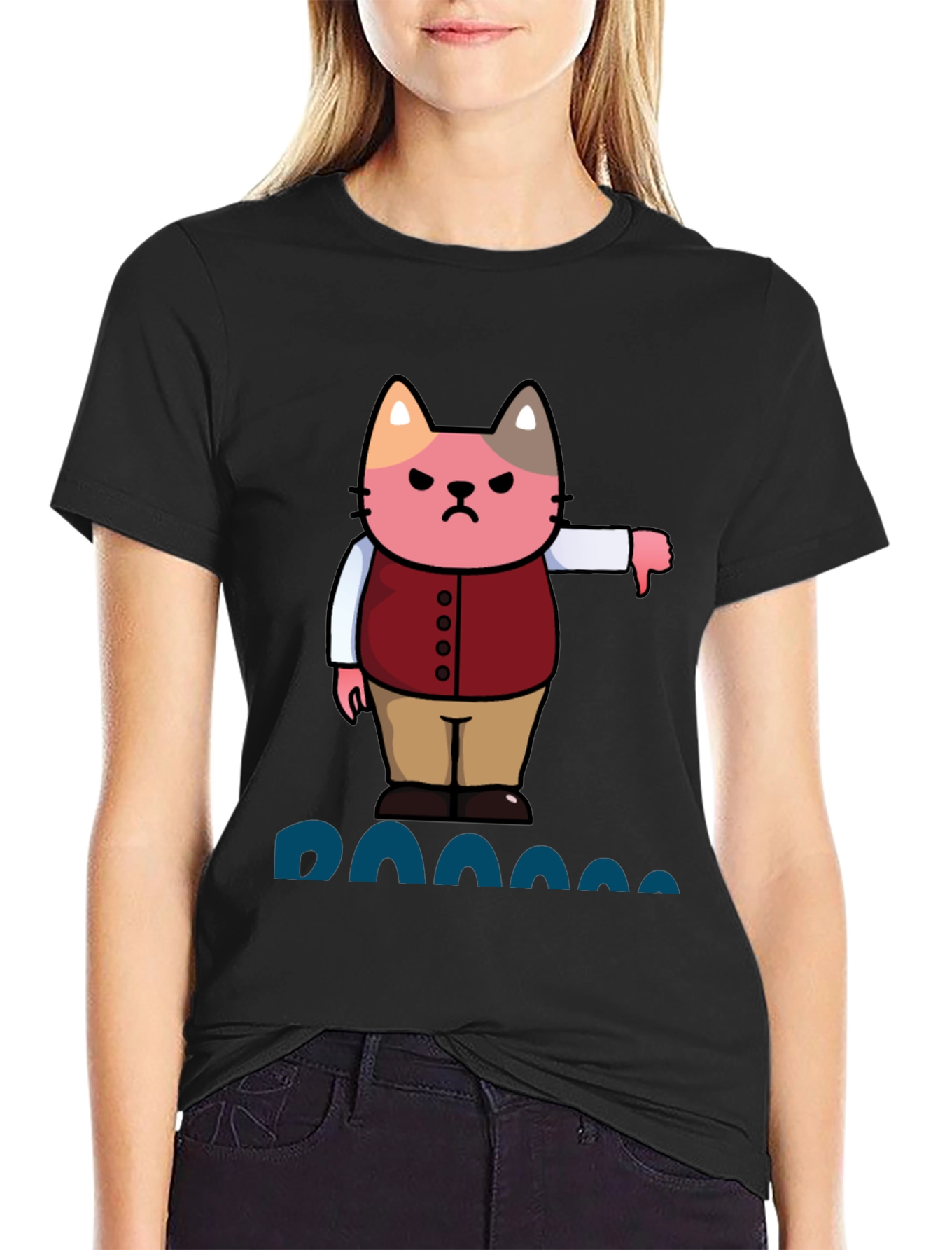 Grumpy Cat T-Shirt - Cartoon Character Tee