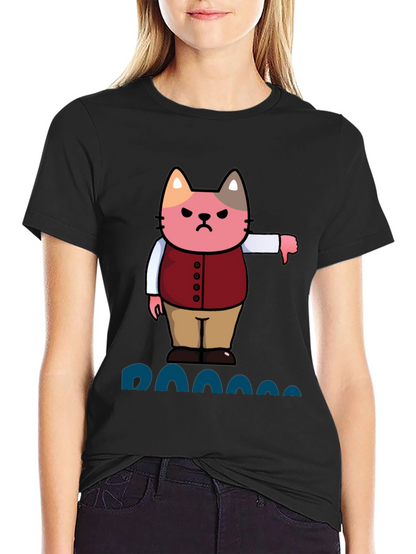 Grumpy Cat T-Shirt - Cartoon Character Tee