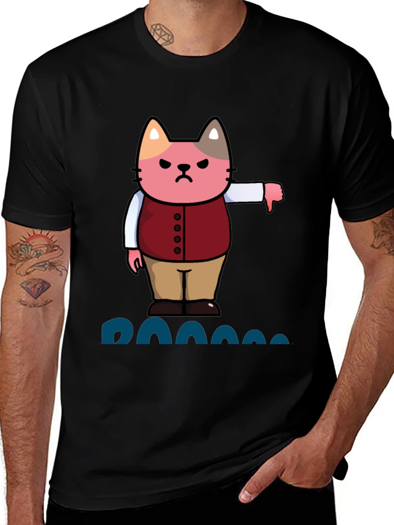 Grumpy Cat T-Shirt - Cartoon Character Tee
