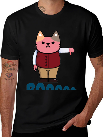 Grumpy Cat T-Shirt - Cartoon Character Tee