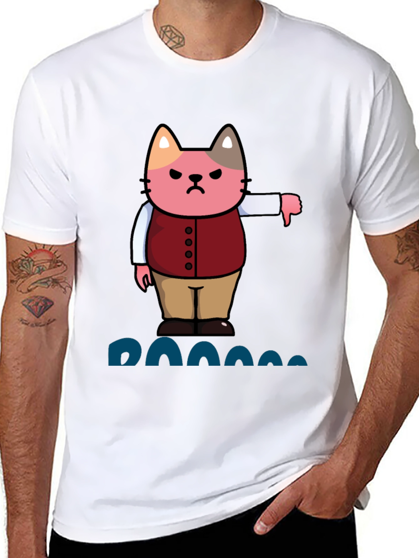 Grumpy Cat T-Shirt - Cartoon Character Tee