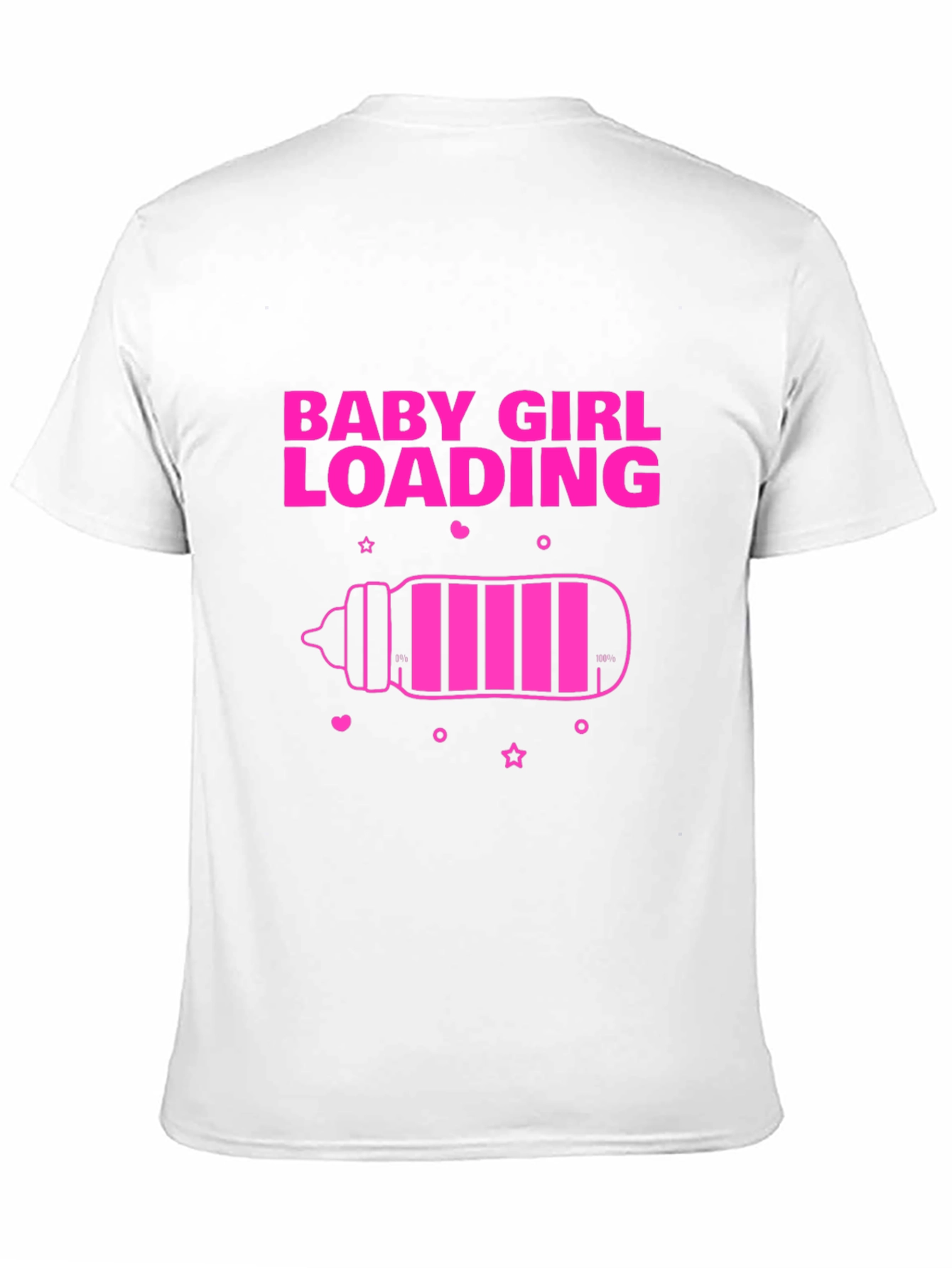 Baby Girl Loading T-Shirt - Pregnancy Announcement Tee