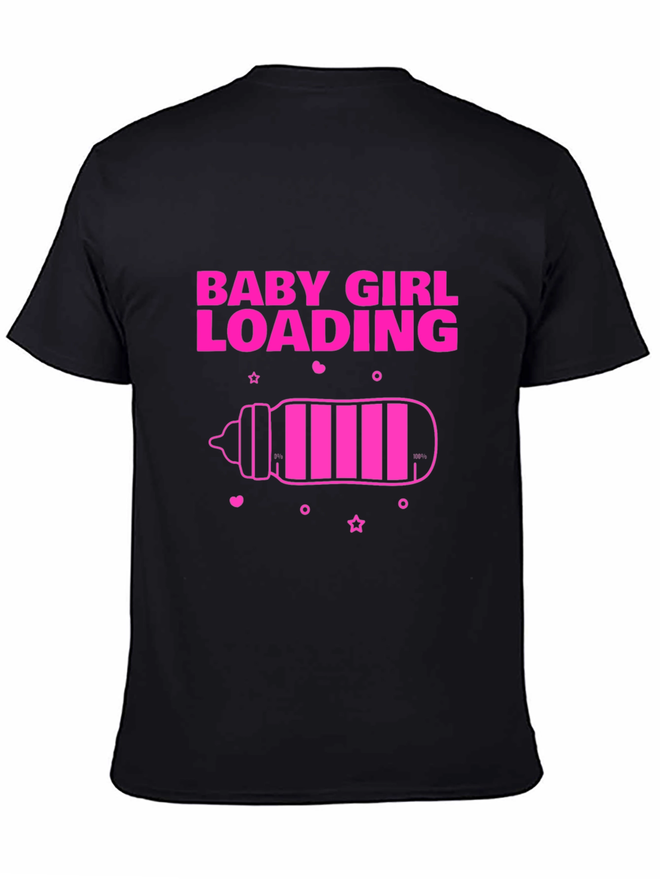 Baby Girl Loading T-Shirt - Pregnancy Announcement Tee