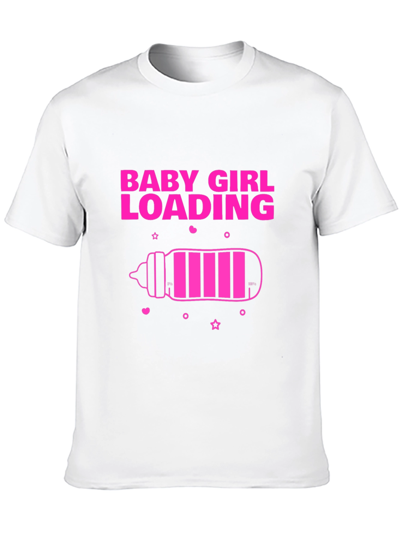 Baby Girl Loading T-Shirt - Pregnancy Announcement Tee