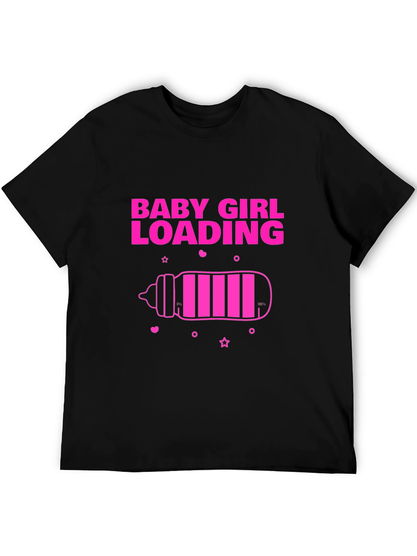 Baby Girl Loading T-Shirt - Pregnancy Announcement Tee