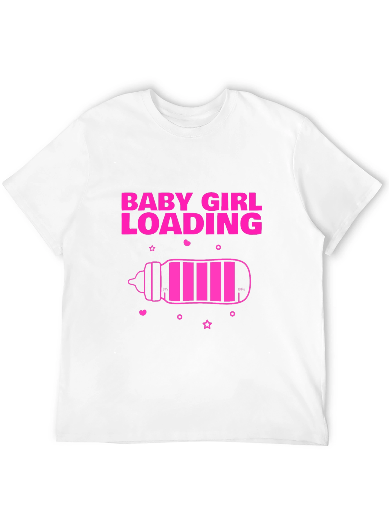 Baby Girl Loading T-Shirt - Pregnancy Announcement Tee